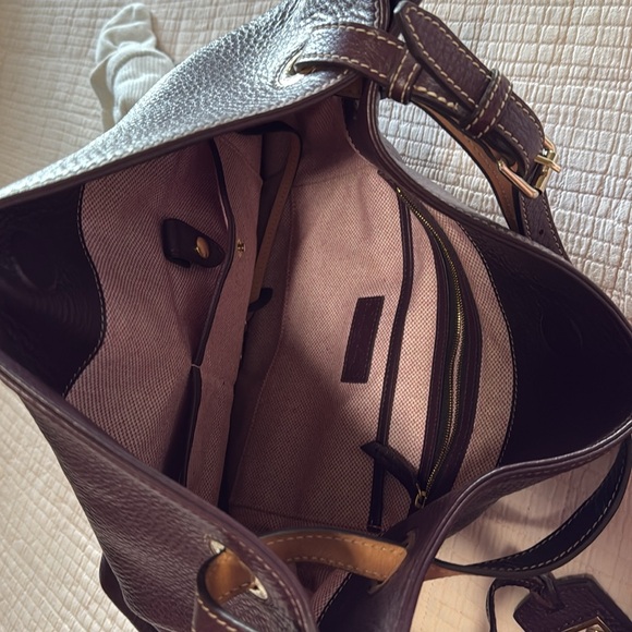 Dooney & Bourke Rich Purple Shoulder Bag - Picture 2 of 4